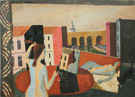 Кулаков Вадим Алексеевич. Городской пейзаж. Утро 